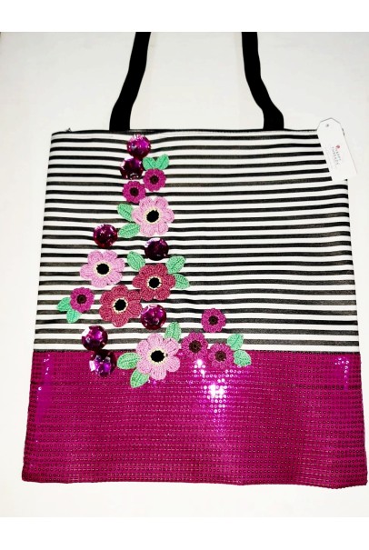 Happy Threads Women's Blinky Tote Bag(Pink)